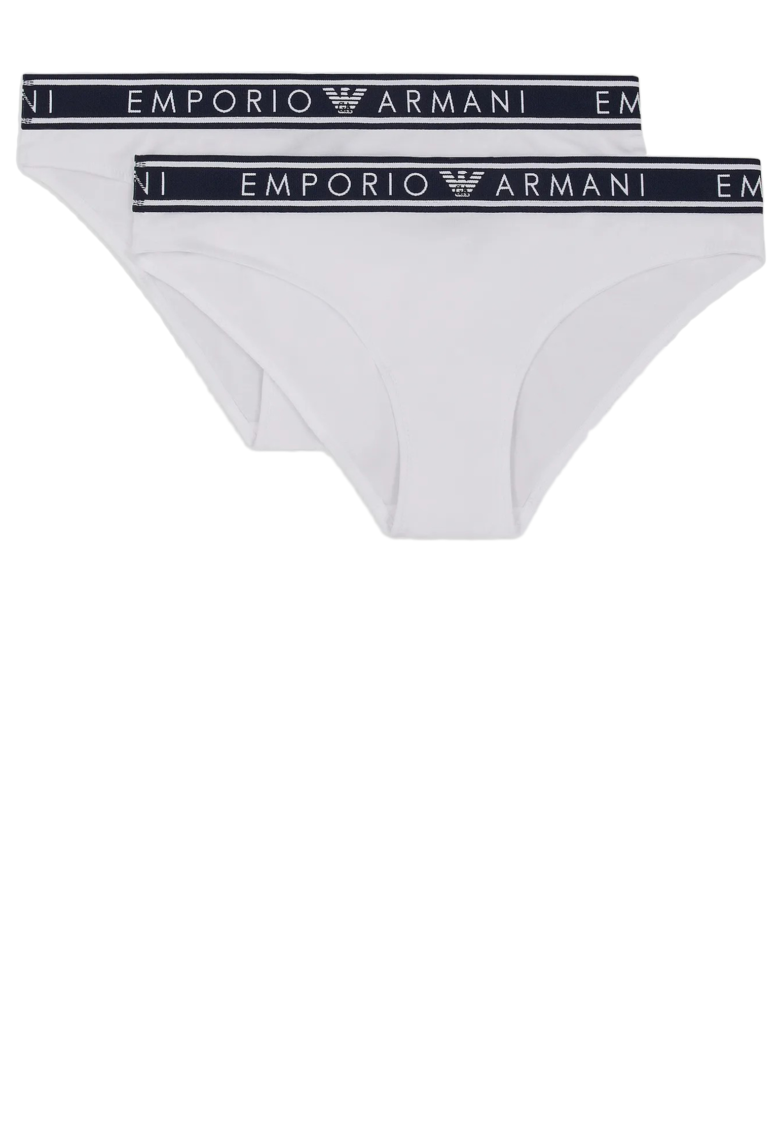 Комплект трусов EMPORIO ARMANI Underwear белого цвета