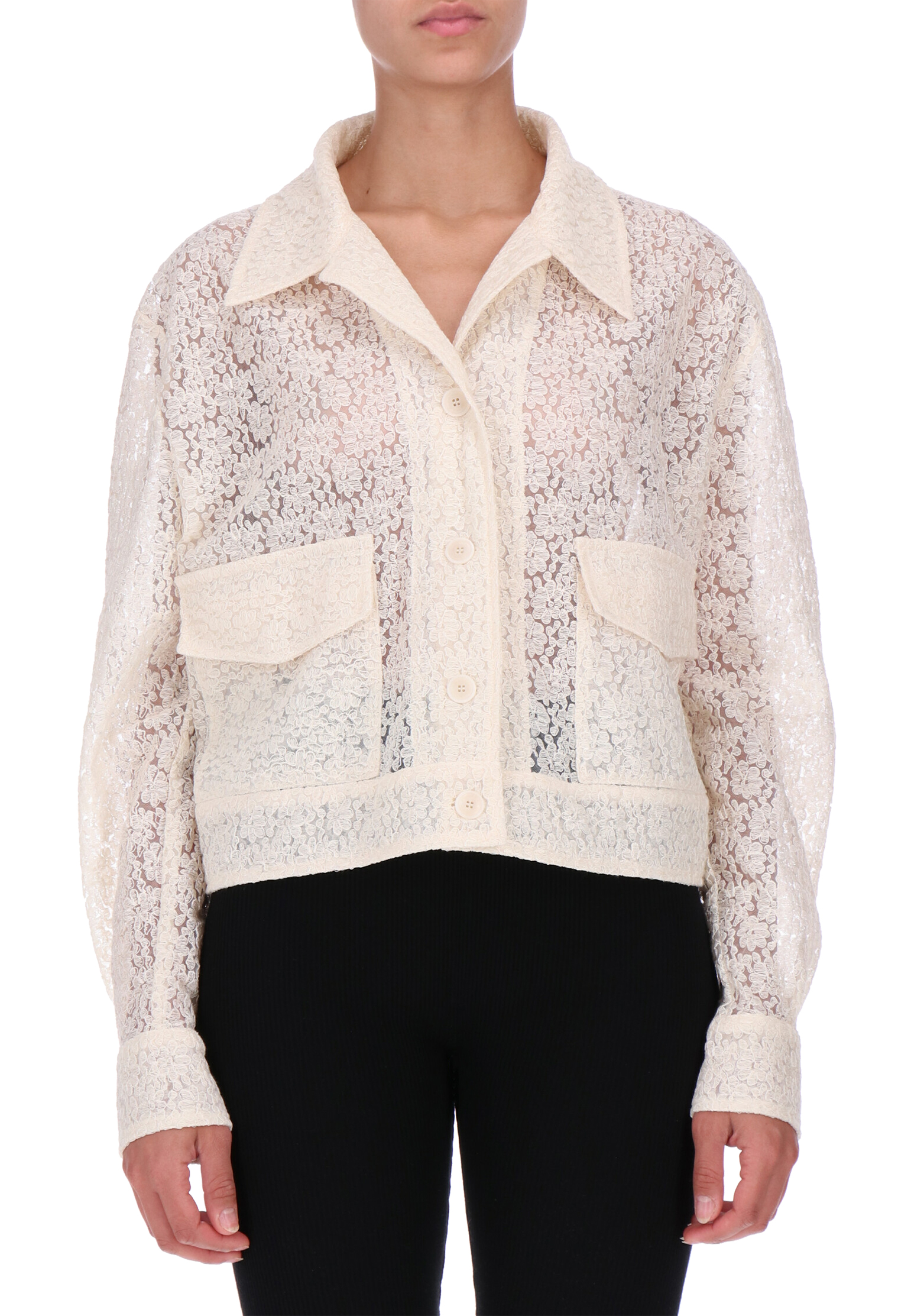 

Жакет ERMANNO SCERVINO, Белый, Белый