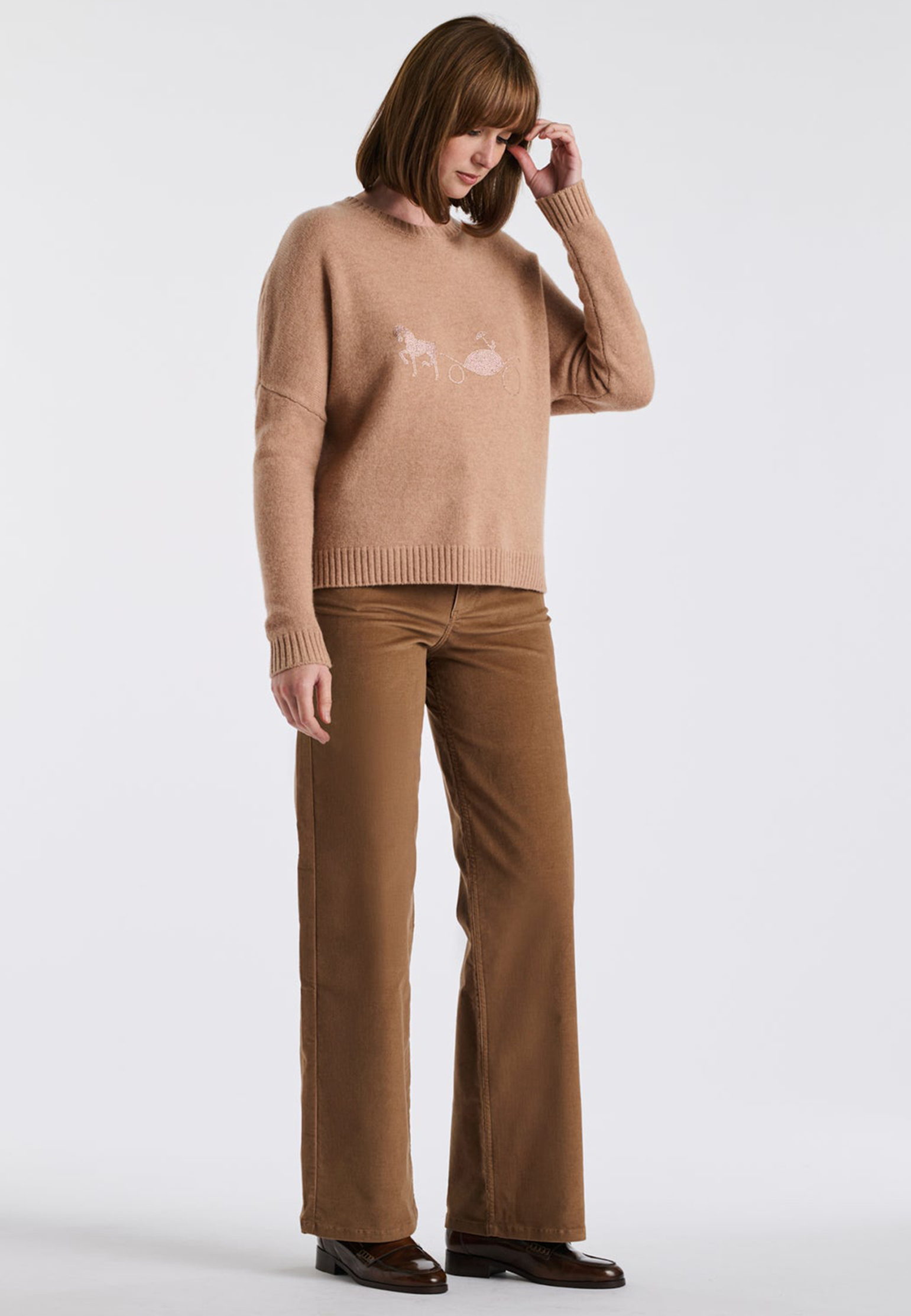 

Джемпер WEILL, Коричневый, Коричневый