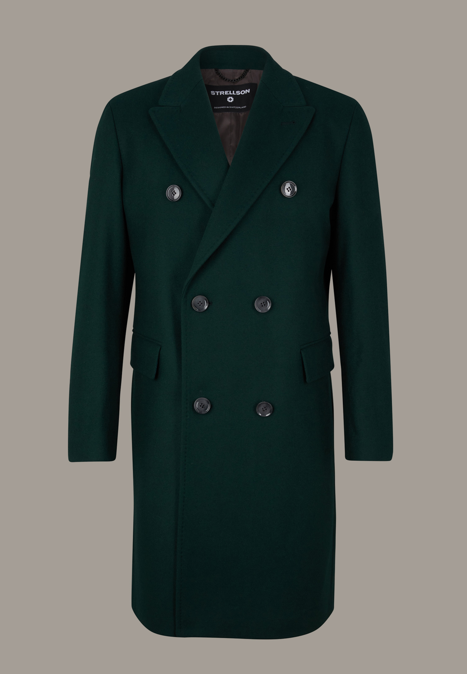 Пальто STRELLSON Зеленый, размер 48