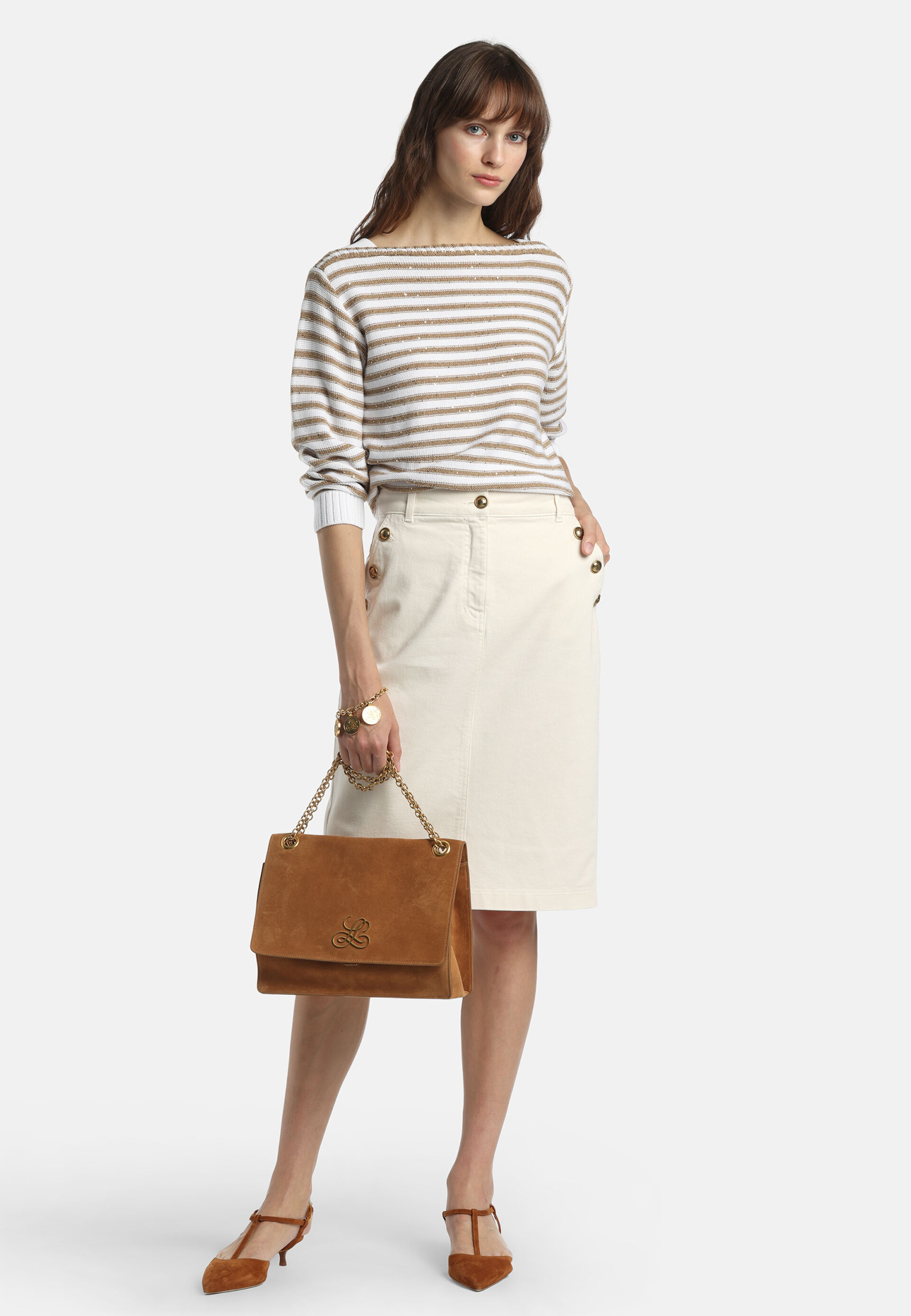 

Джемпер LUISA SPAGNOLI, Белый, Белый