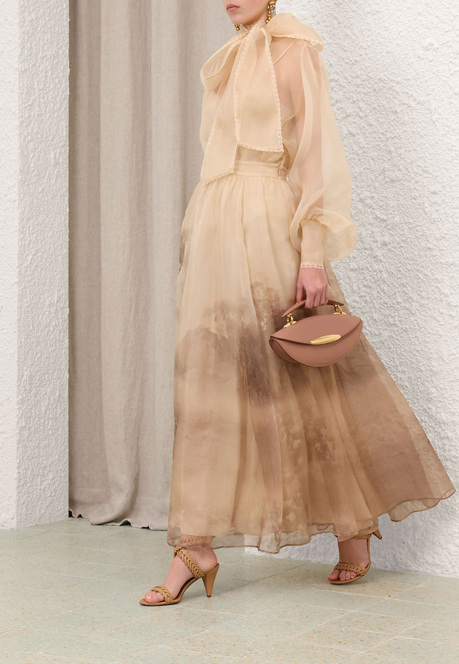 

Блуза ZIMMERMANN, Бежевый, Бежевый