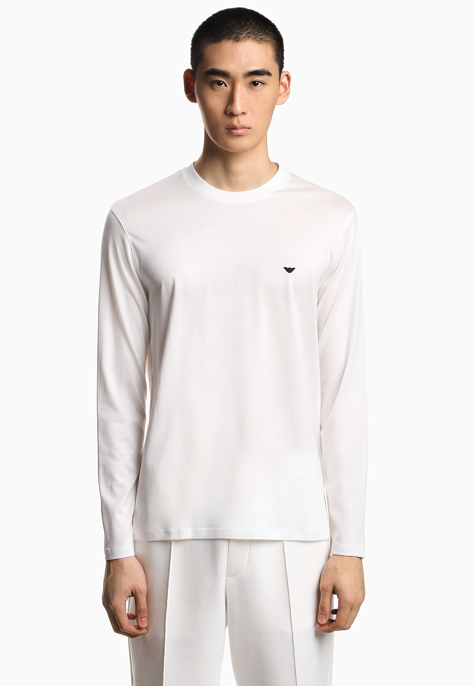 

Лонгслив EMPORIO ARMANI, Белый, Белый