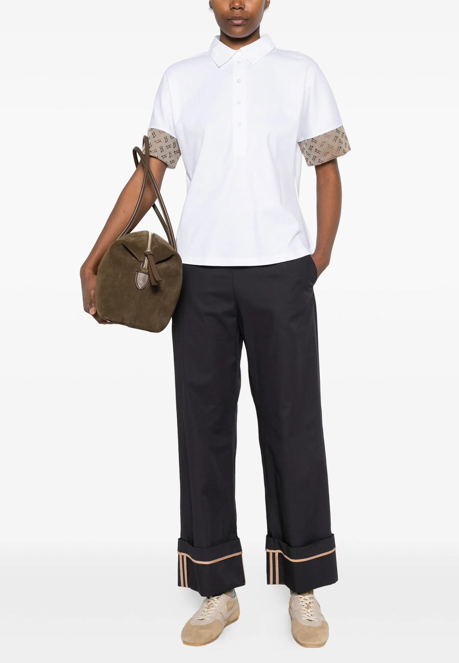 

Поло HERNO, Белый, Белый