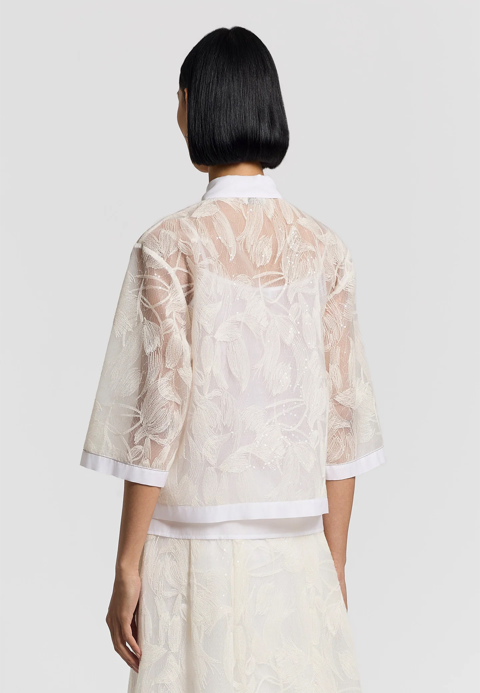 

Блуза PESERICO, Белый, Белый