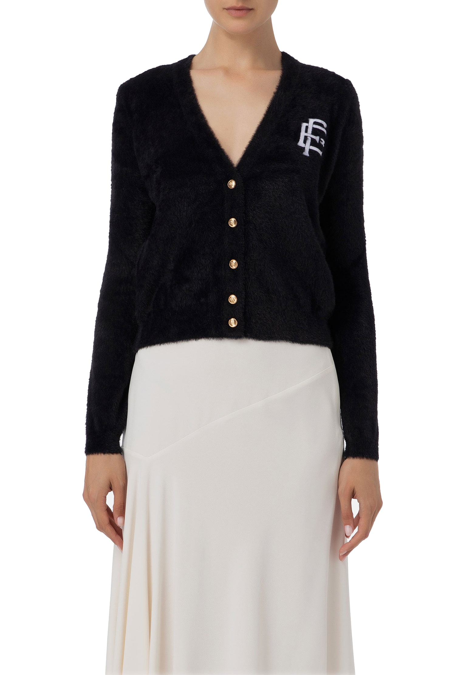 

Кардиган ELISABETTA FRANCHI, Черный, Черный