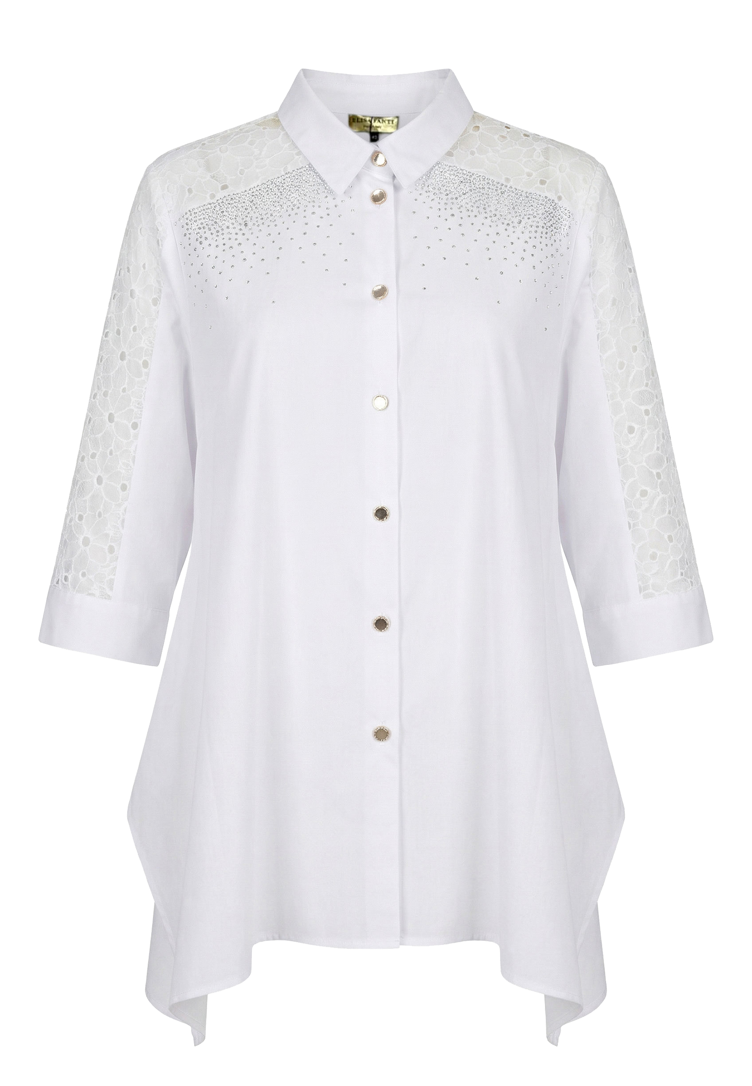 

Блуза ELISA FANTI, Белый, Белый