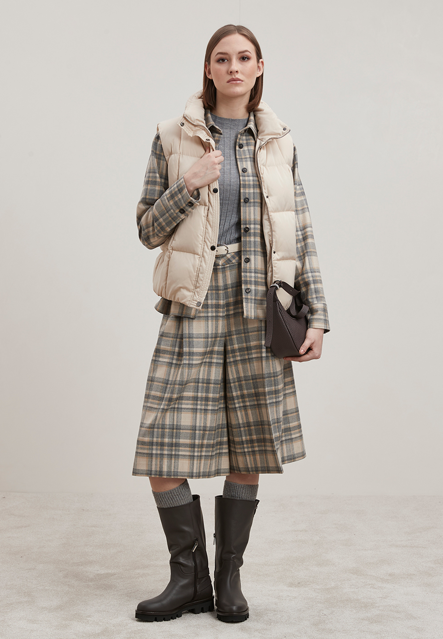 

Рубашка PESERICO, Серый, Серый