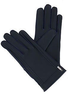 Темно-синие перчатки ZILLI