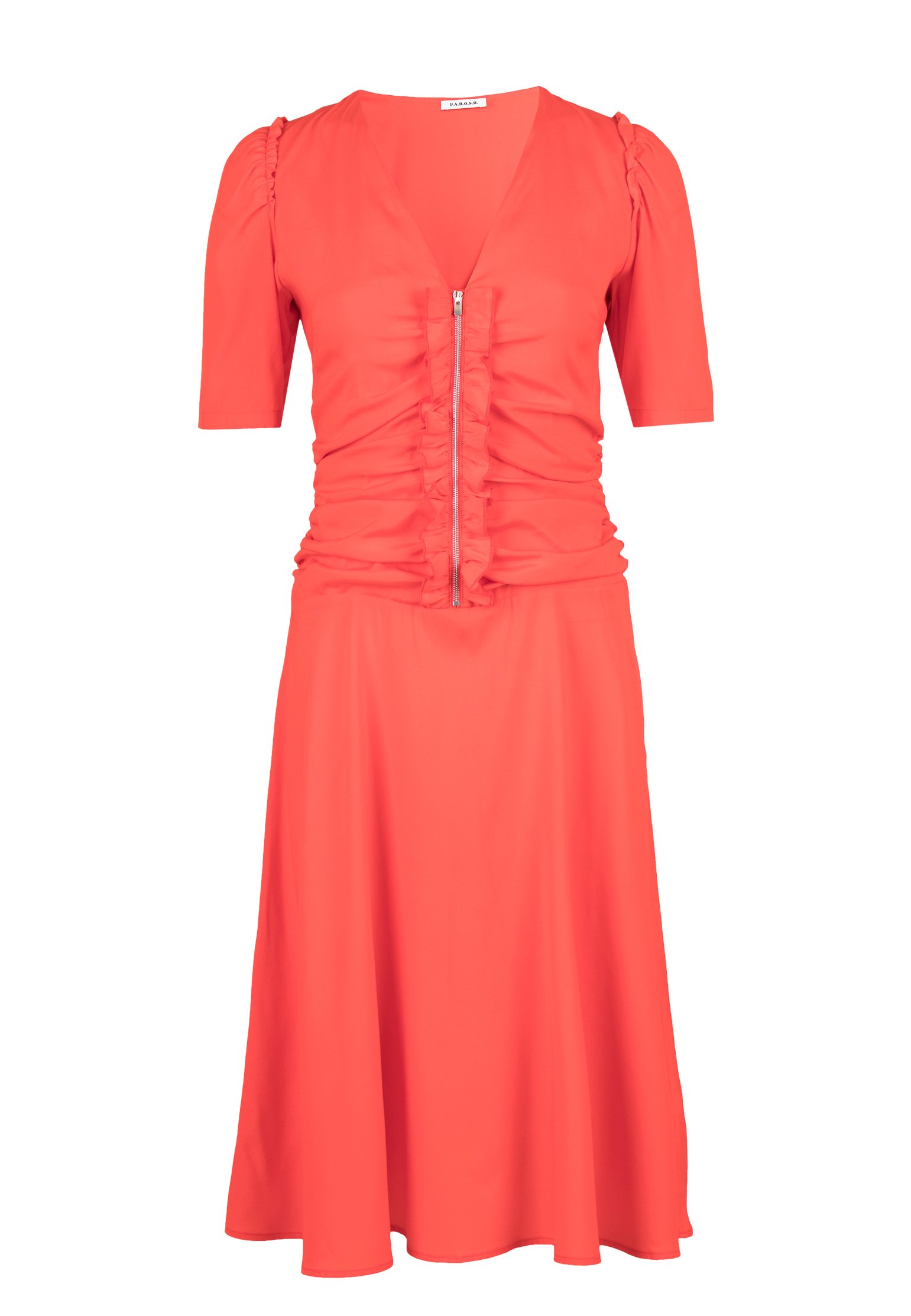 Платье P.A.R.O.S.H. Красный, размер S 113147 - фото 1