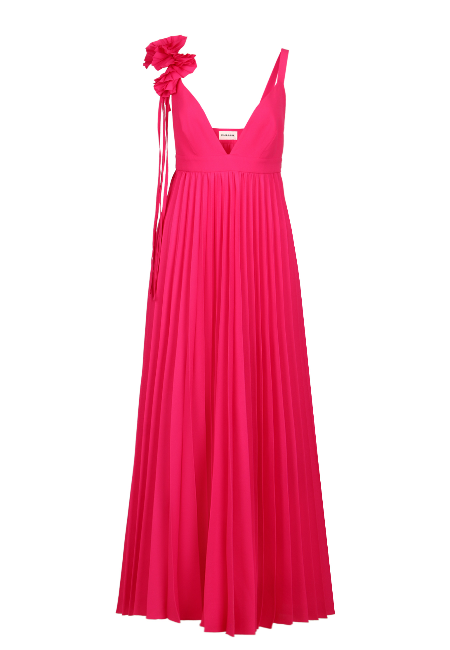 Платье P.A.R.O.S.H. Розовый, размер S 156785 - фото 1