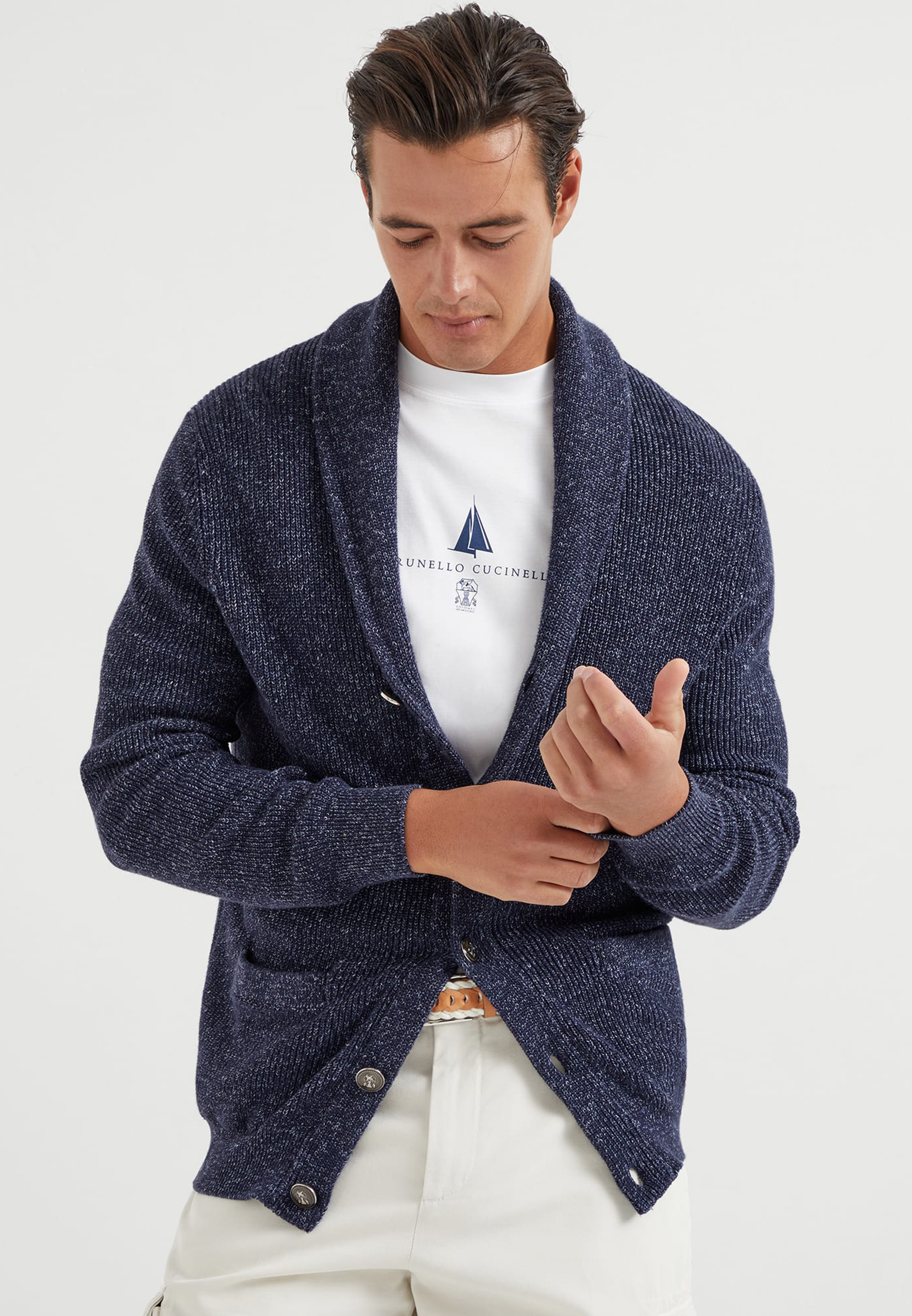 

Кардиган BRUNELLO CUCINELLI, Синий, Синий