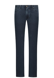 Тёмно-синие прямые джинсы CORTIGIANI