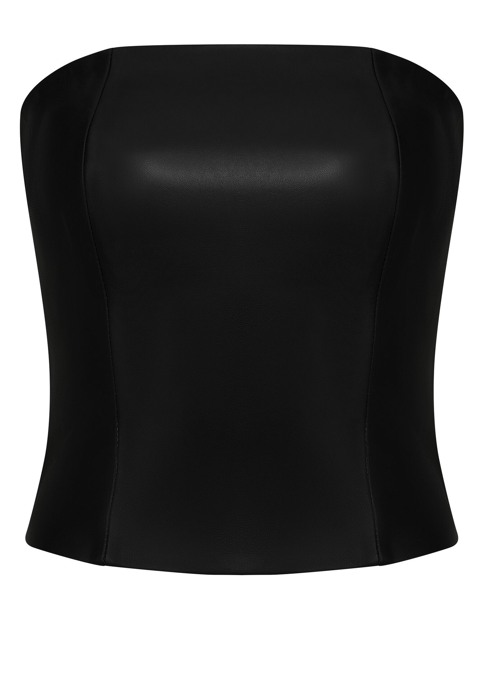 

Кожаный топ Бандо THE REAL BASE, Черный, Черный