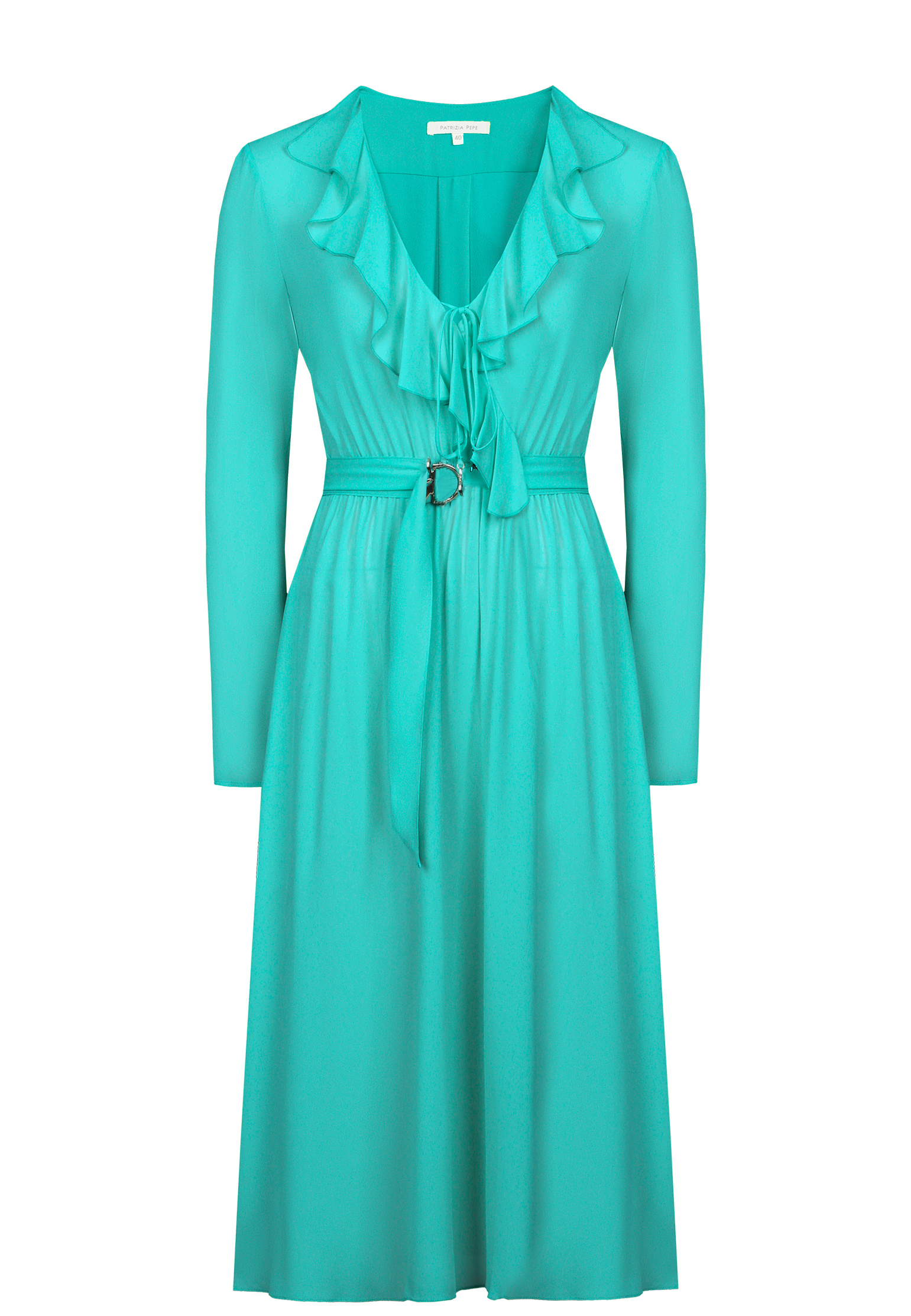 Платье PATRIZIA PEPE Зеленый, размер 38 151736 - фото 1