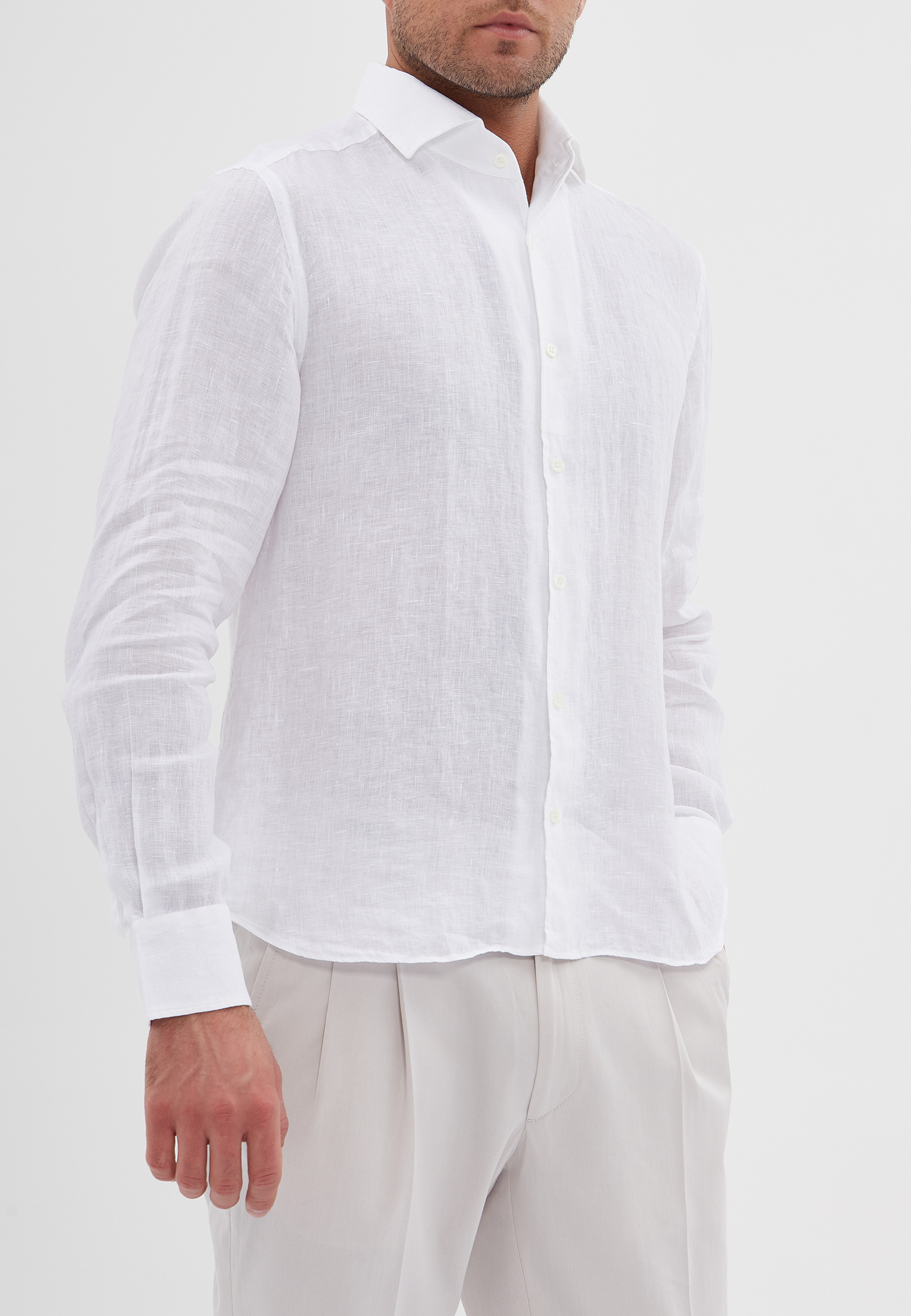 Рубашка CORNELIANI Белый, размер 43 159905 - фото 1