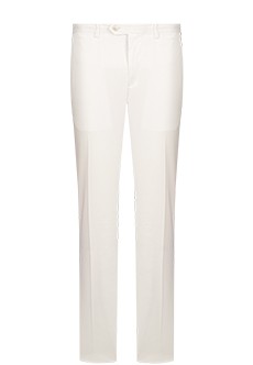 Прямые белые брюки STEFANO RICCI