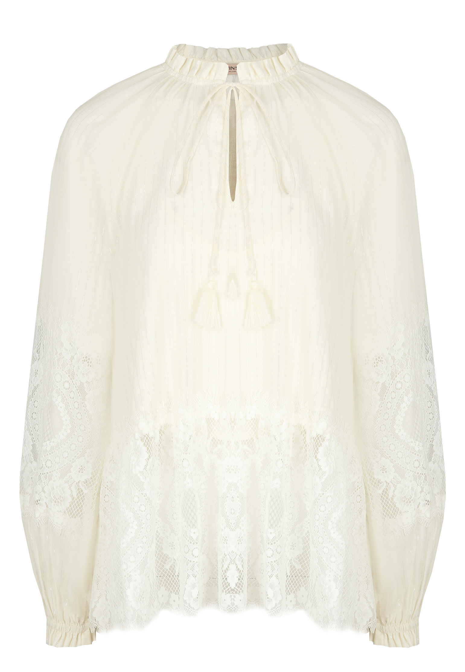 Блуза TWINSET Milano Белый, размер 40 156364 - фото 1