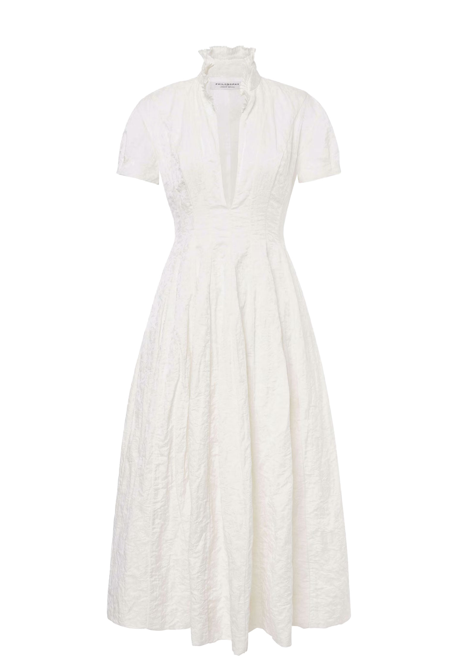 Платье PHILOSOPHY DI LORENZO SERAFINI Белый, размер 44