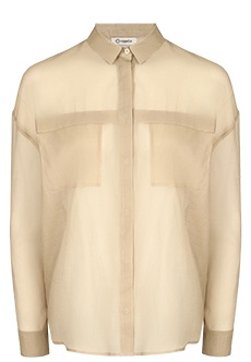 Рубашка из смеси хлопка и шёлка CAPPELLINI BY PESERICO