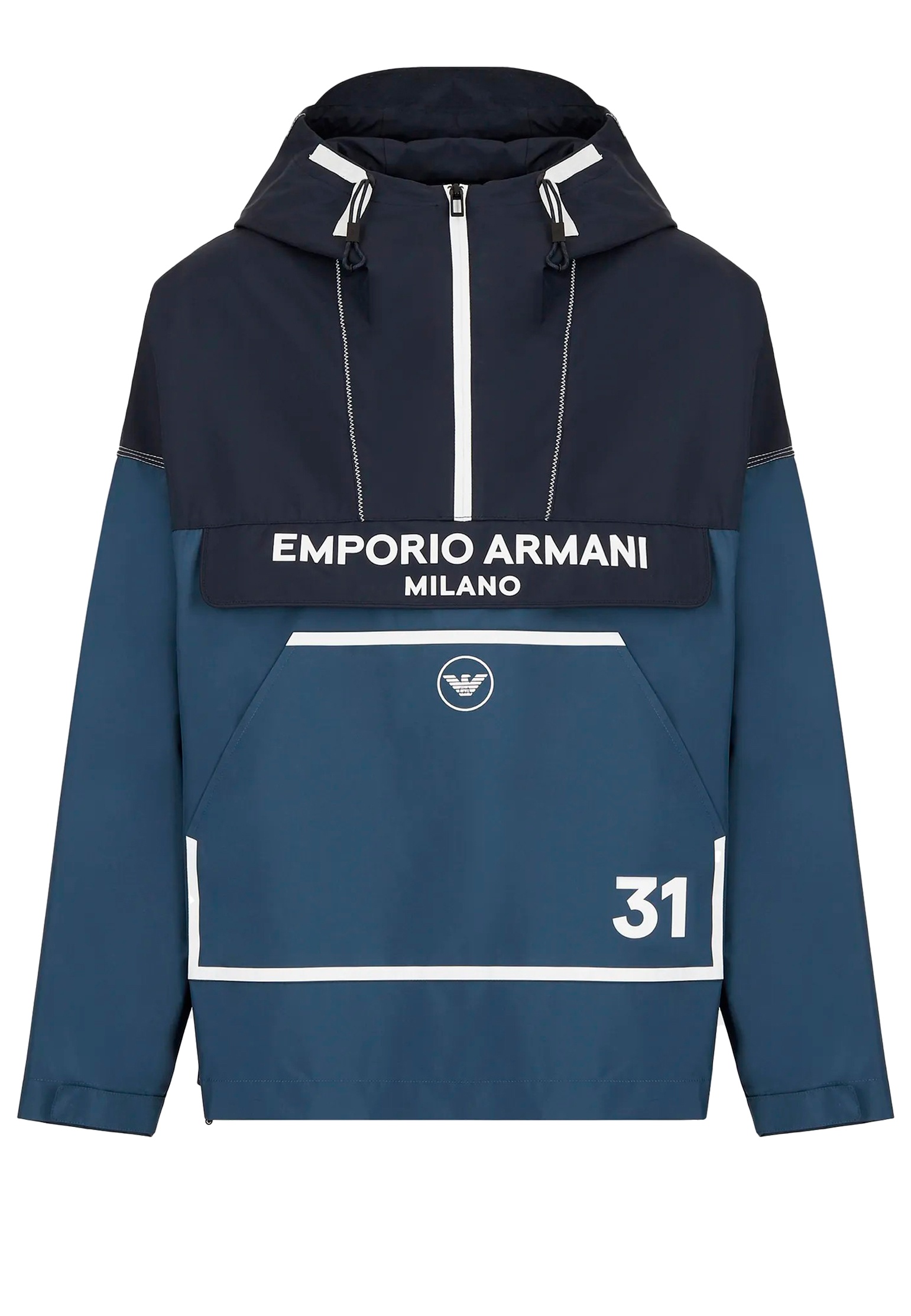 Куртка EMPORIO ARMANI Синий, размер 52 137744 - фото 1