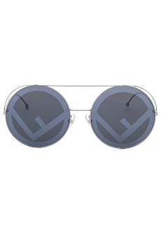 Синие очки с элементом на линзах FENDI