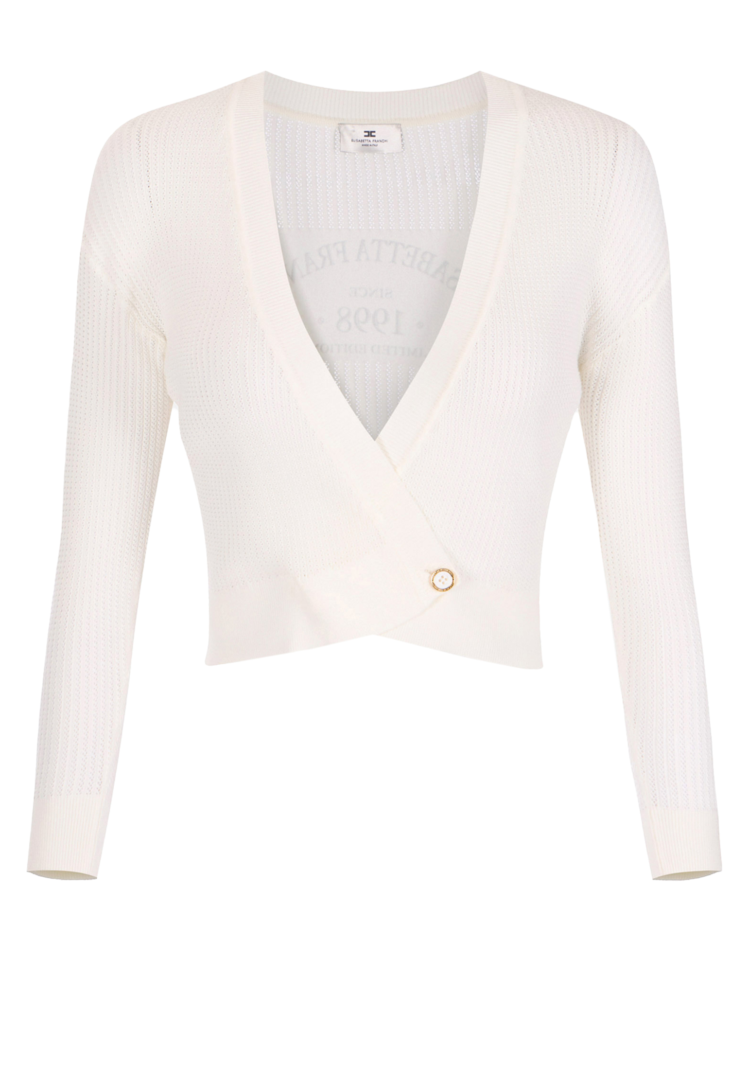 

Кардиган ELISABETTA FRANCHI, Белый, Белый