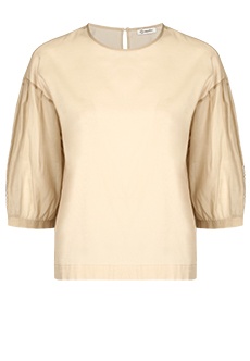 Блуза из смеси хлопка и шелка CAPPELLINI BY PESERICO