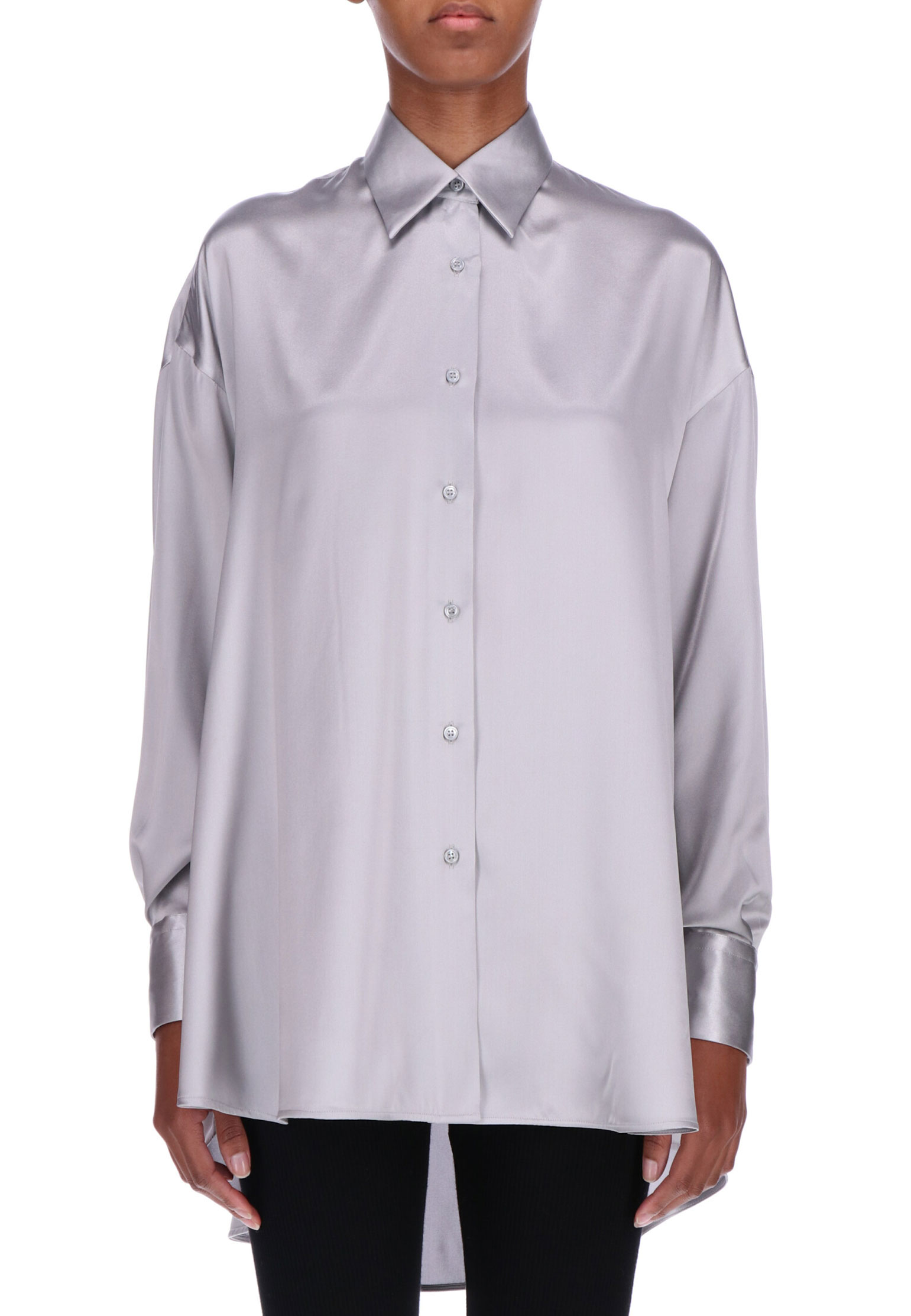 Рубашка ERMANNO SCERVINO Серый, размер 40