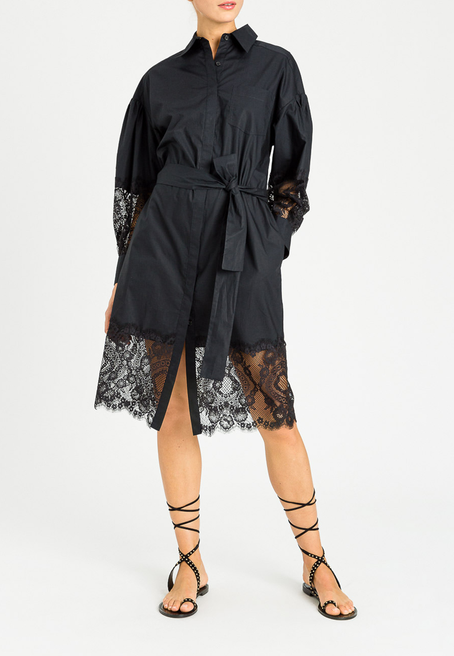 Платье TWINSET Milano Черный, размер 46 156359 - фото 1