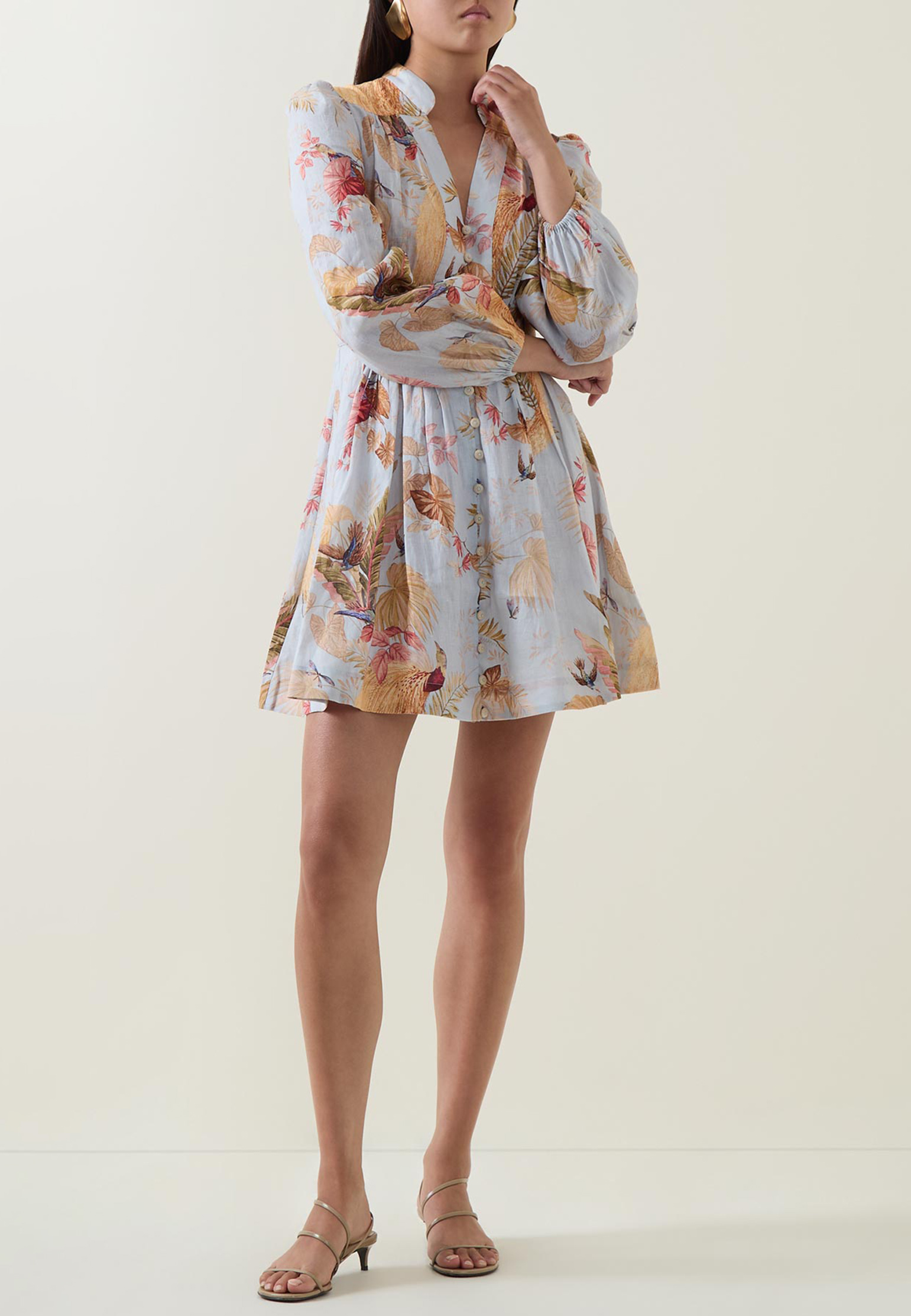 

Платье ZIMMERMANN, Голубой, Голубой