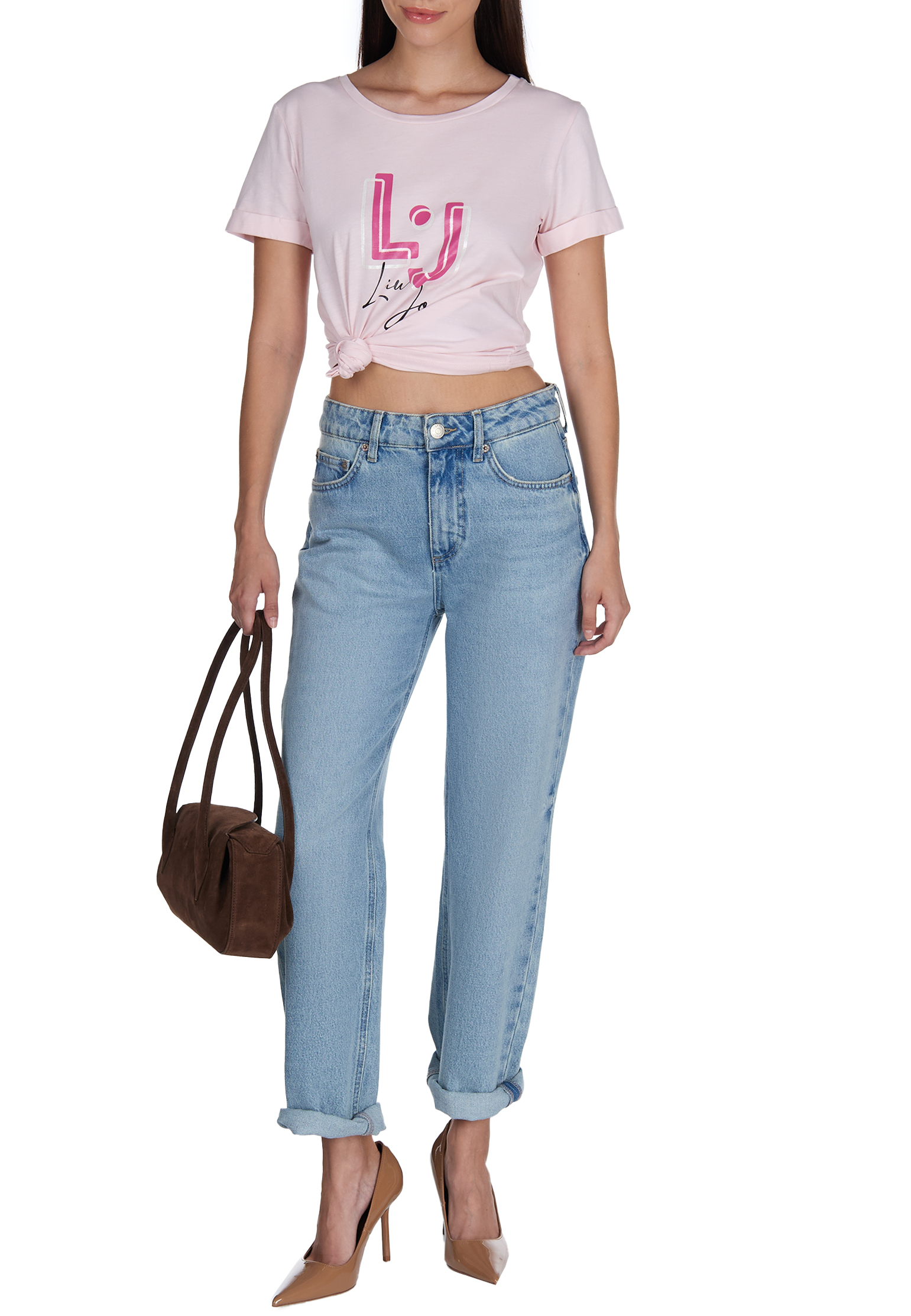 

Футболка LIU JO, Розовый, Розовый