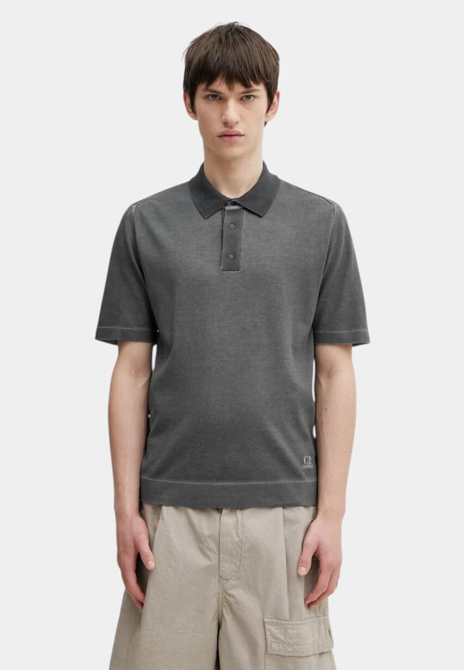 

Поло C.P. COMPANY, Серый, Серый