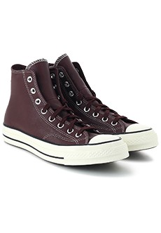 Высокие кожаные кеды CONVERSE