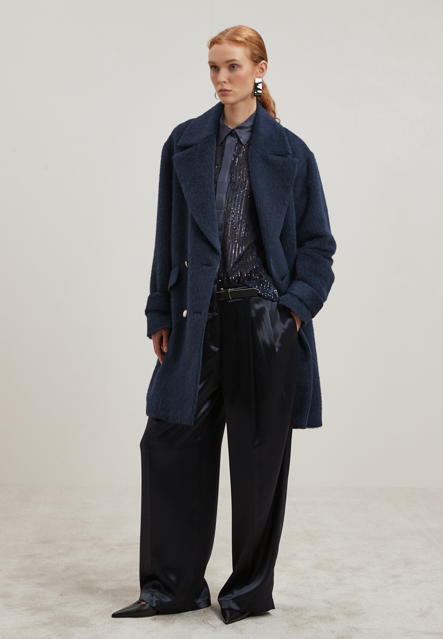 

Рубашка PESERICO AUREA, Синий, Синий