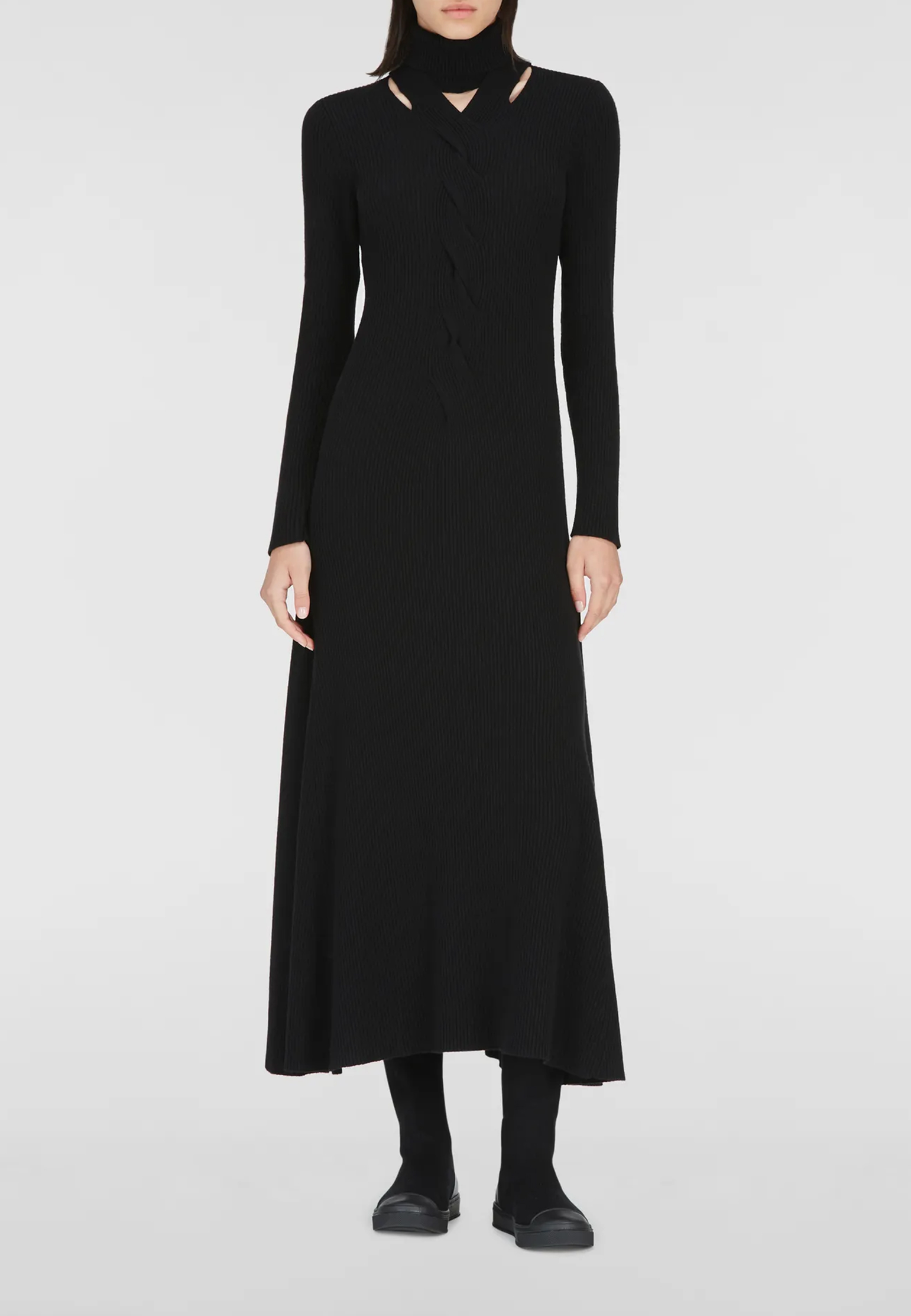 Платье FABIANA FILIPPI Черный, размер 40 170207 - фото 1