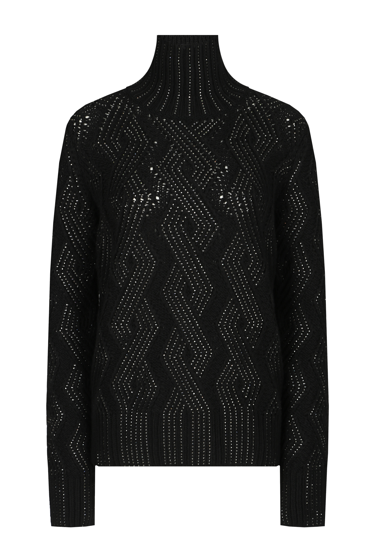 Пуловер ERMANNO SCERVINO Черный, размер 46