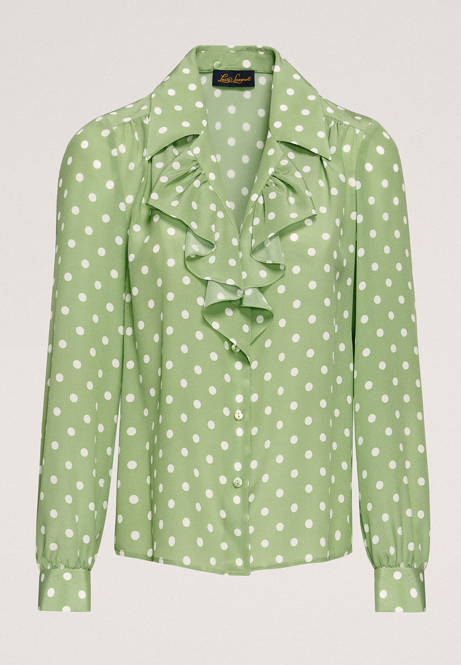 Блуза LUISA SPAGNOLI Зеленый, размер XL