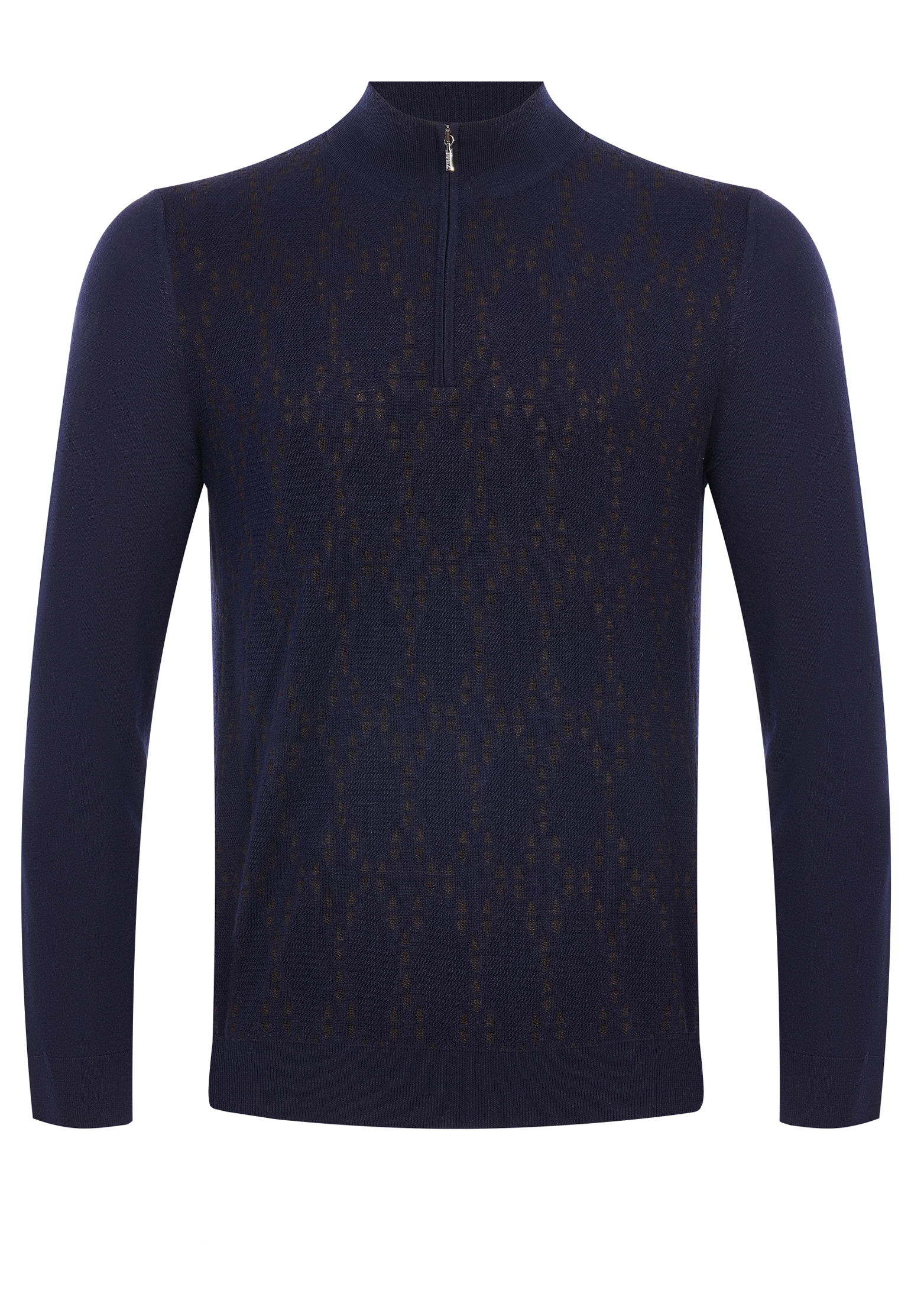 

Водолазка на молнии ZILLI, Синий, Синий