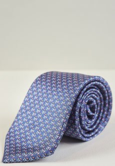 Синий галстук ZILLI