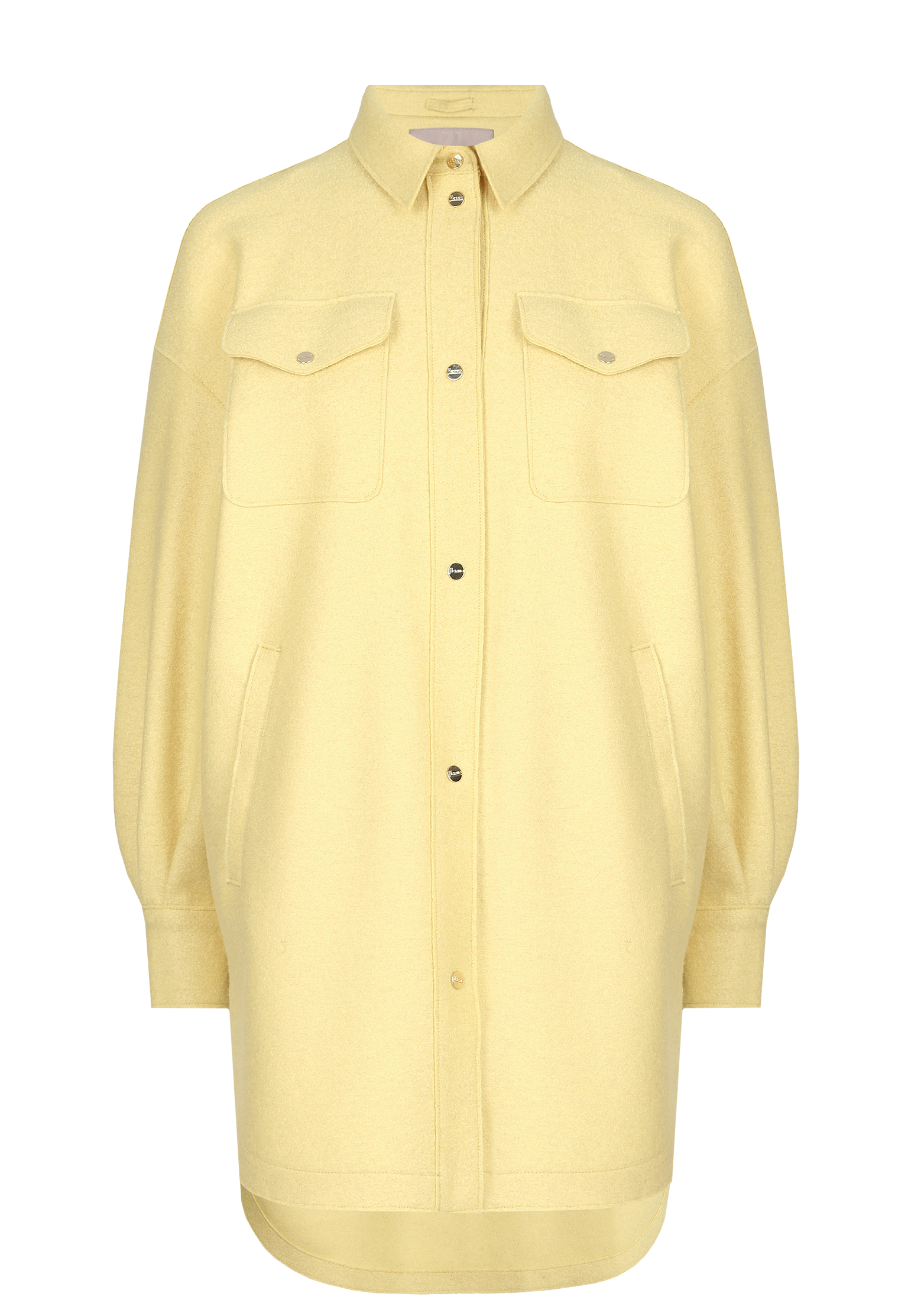 Рубашка HERNO Желтый, размер 38