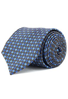 Коричневый галстук из шелка CORNELIANI