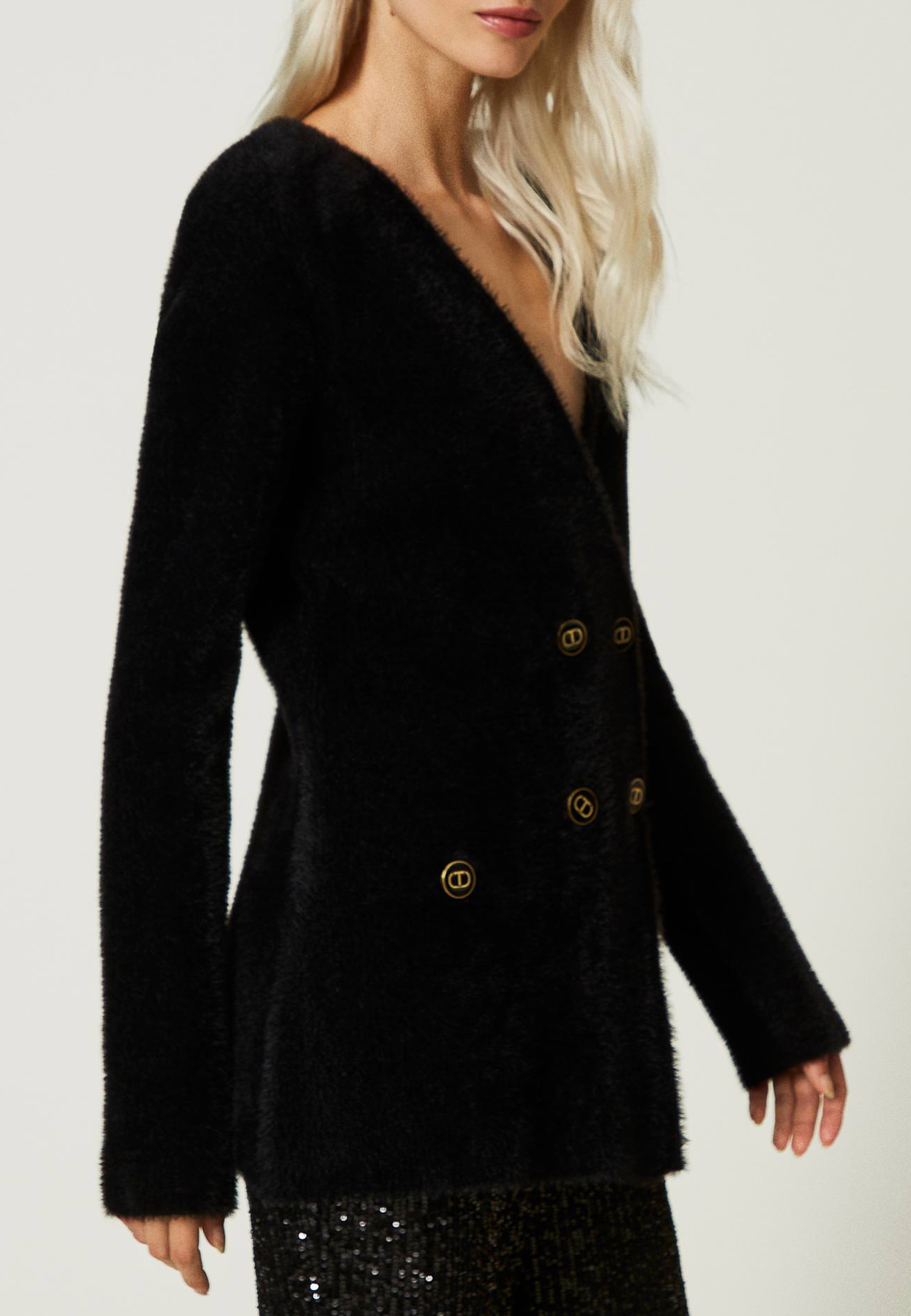 Пальто TWINSET Milano Черный, размер 2XL