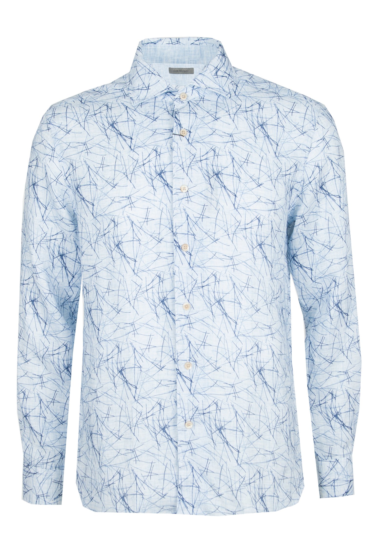 Рубашка CORNELIANI Синий, размер 41