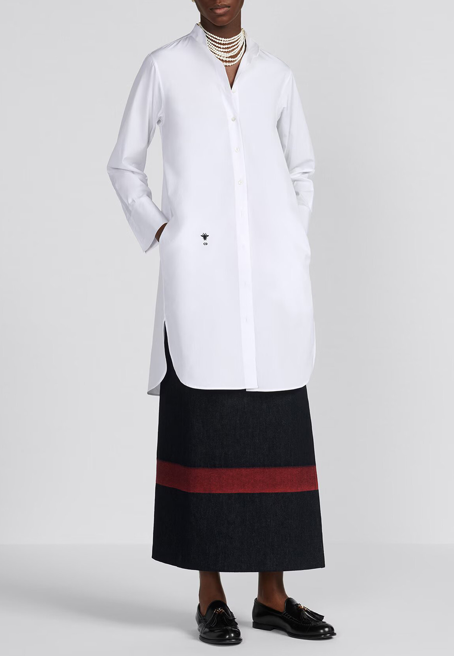 Рубашка DIOR Белый, размер 38 172406 - фото 1