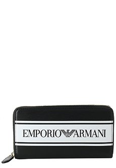 Черный кошелек EMPORIO ARMANI