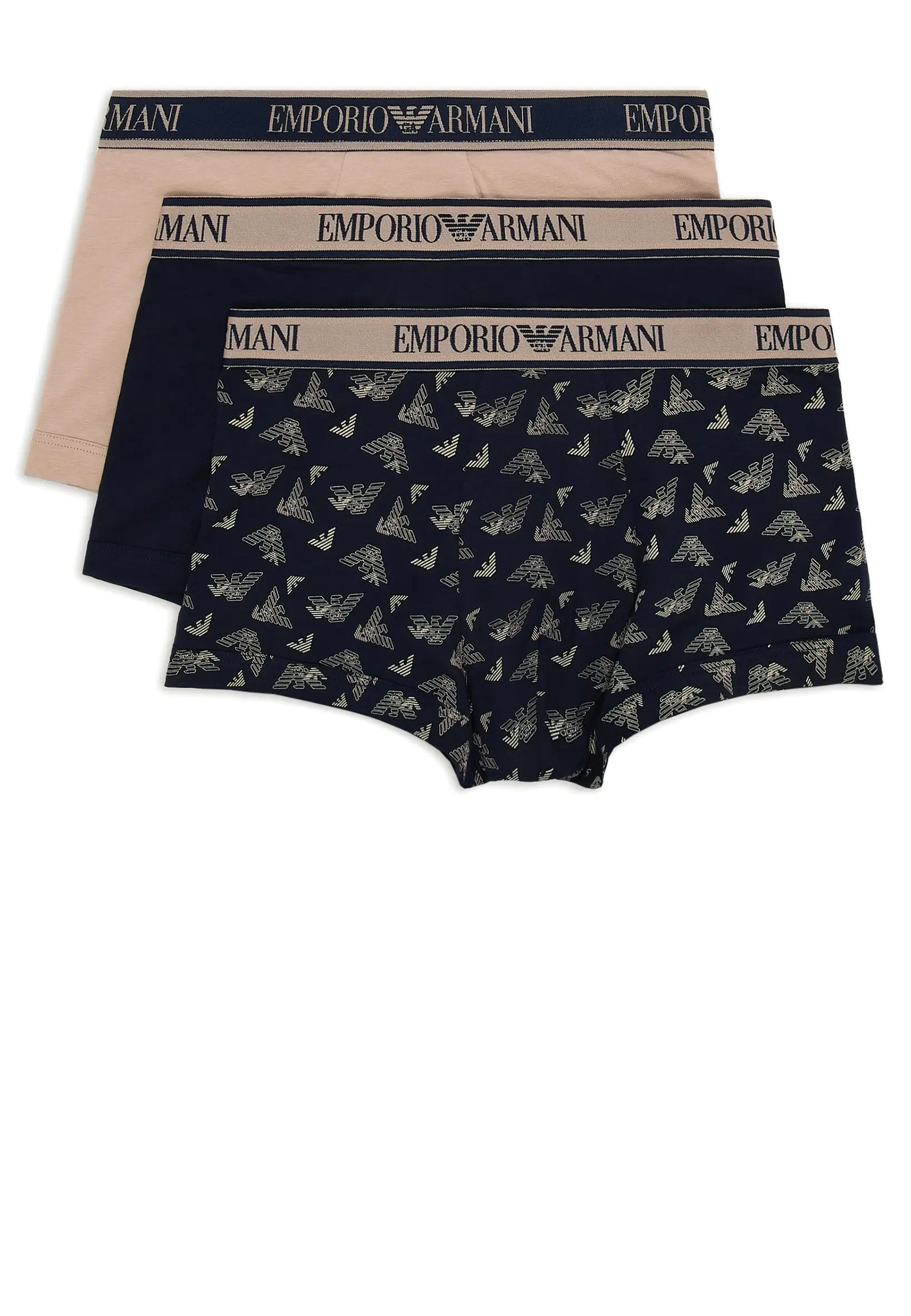 Трусы EMPORIO ARMANI Underwear бежевого цвета