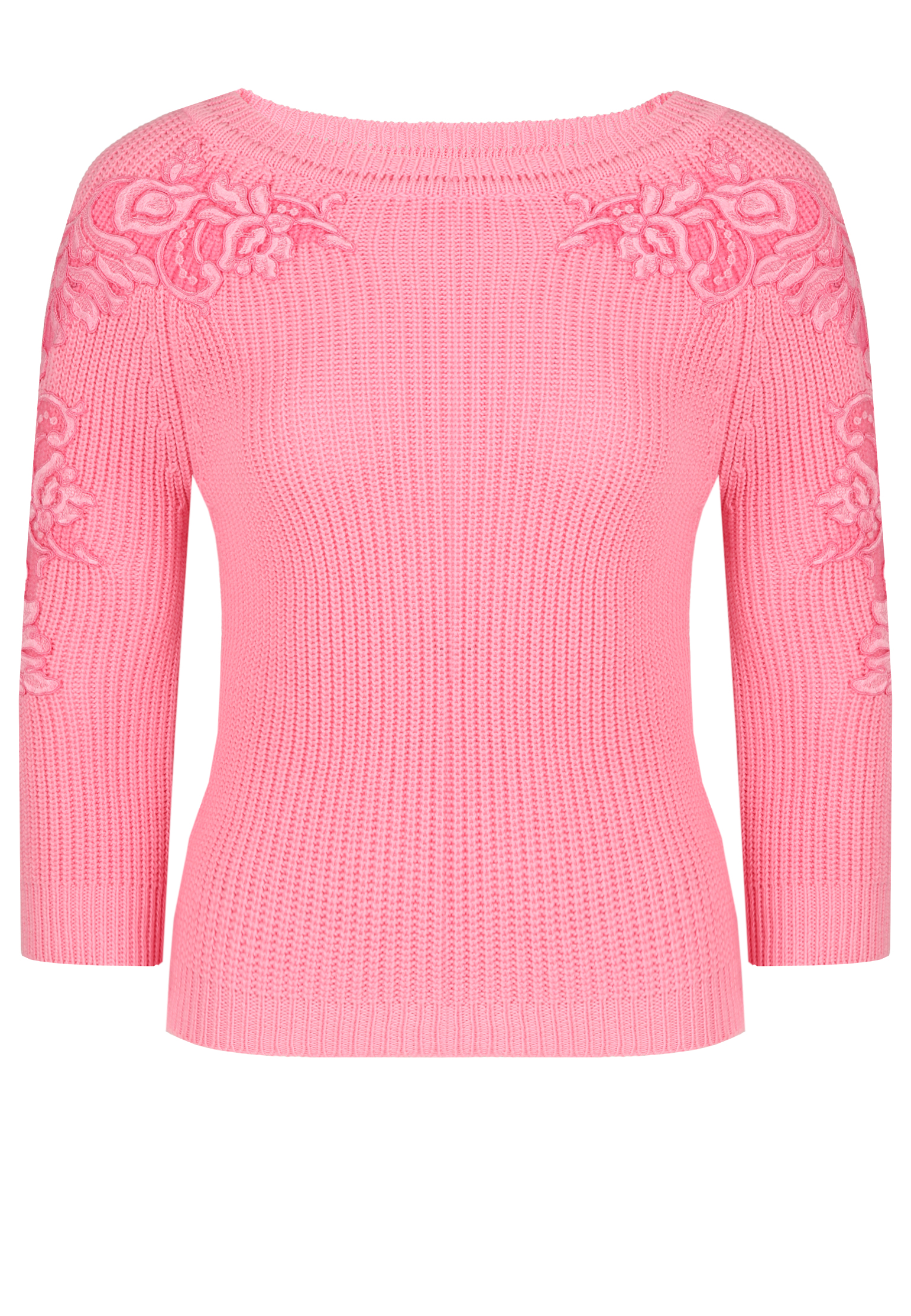 Пуловер ERMANNO FIRENZE Розовый, размер 42 158015 - фото 1