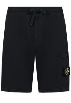 Хлопковые шорты с нашивкой STONE ISLAND