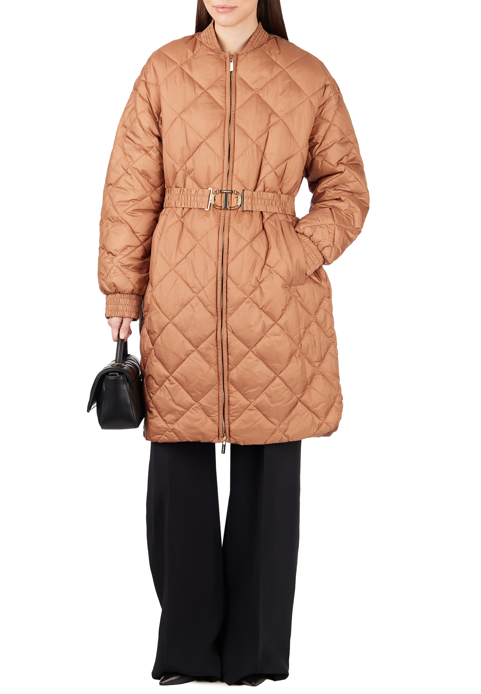 

Куртка TWINSET Milano, Коричневый, Коричневый